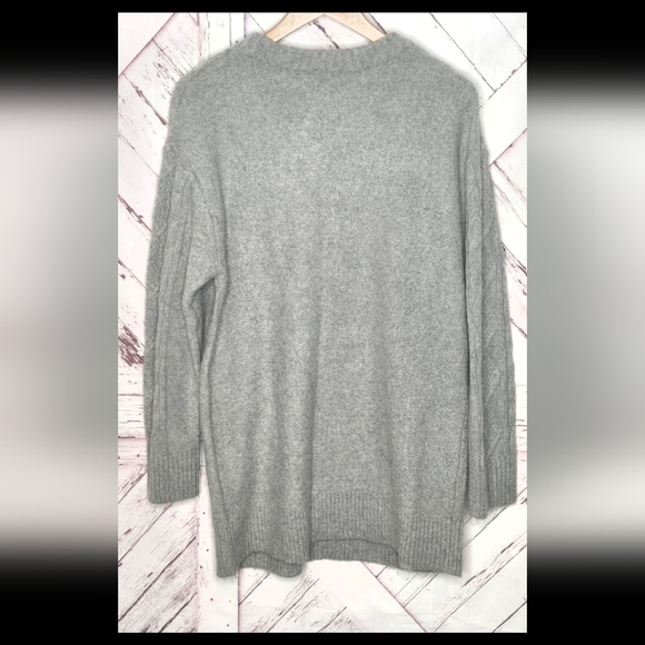 H&M Cable Knit Wool Gray Sweater - Picture 2 of 5